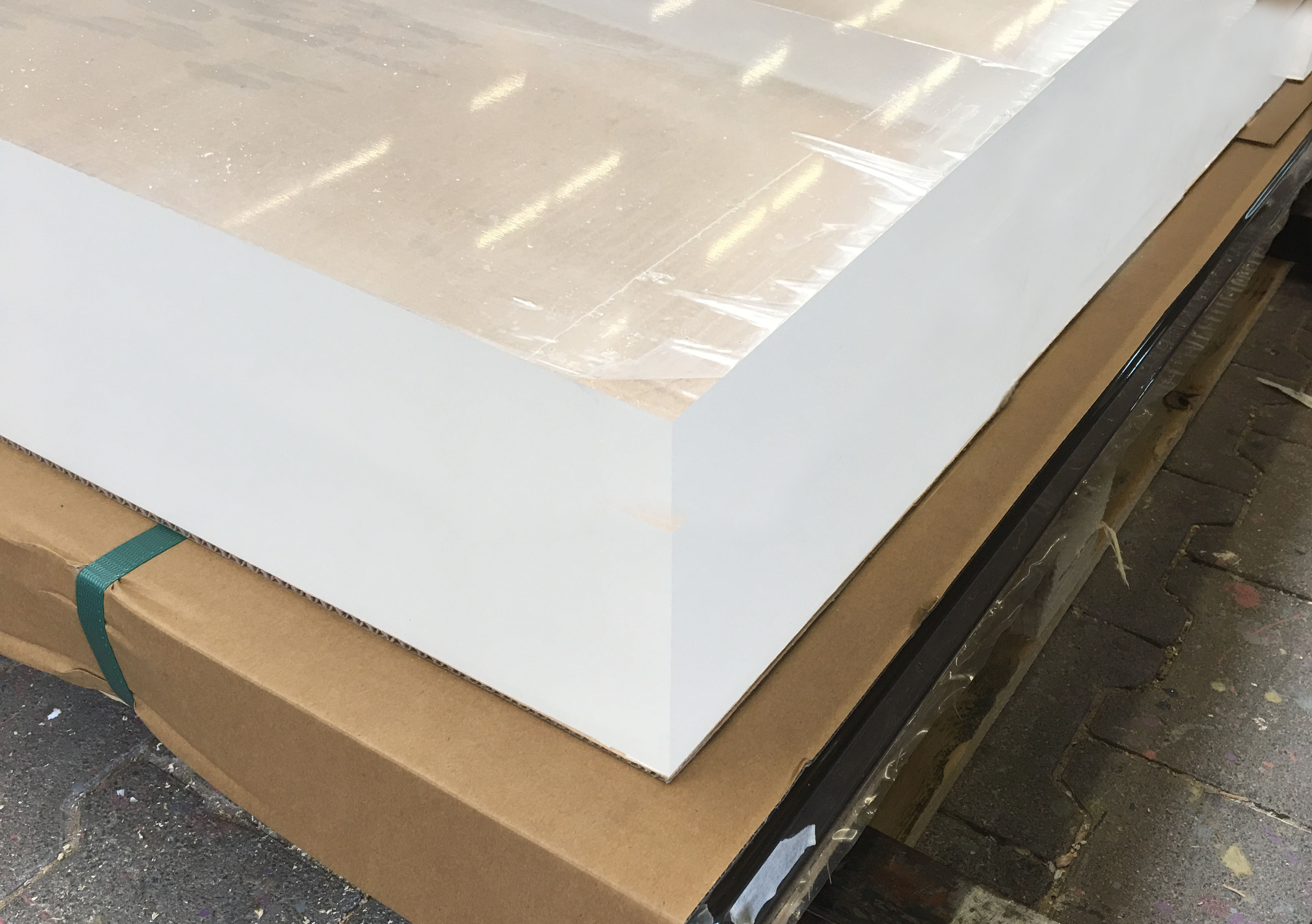 Acrylglasblöcke, bis t = 400 mm, GS, farblos, Made in Italy Acrylglasblöcke, bis t = 400 mm, GS, farblos, Made in Italy