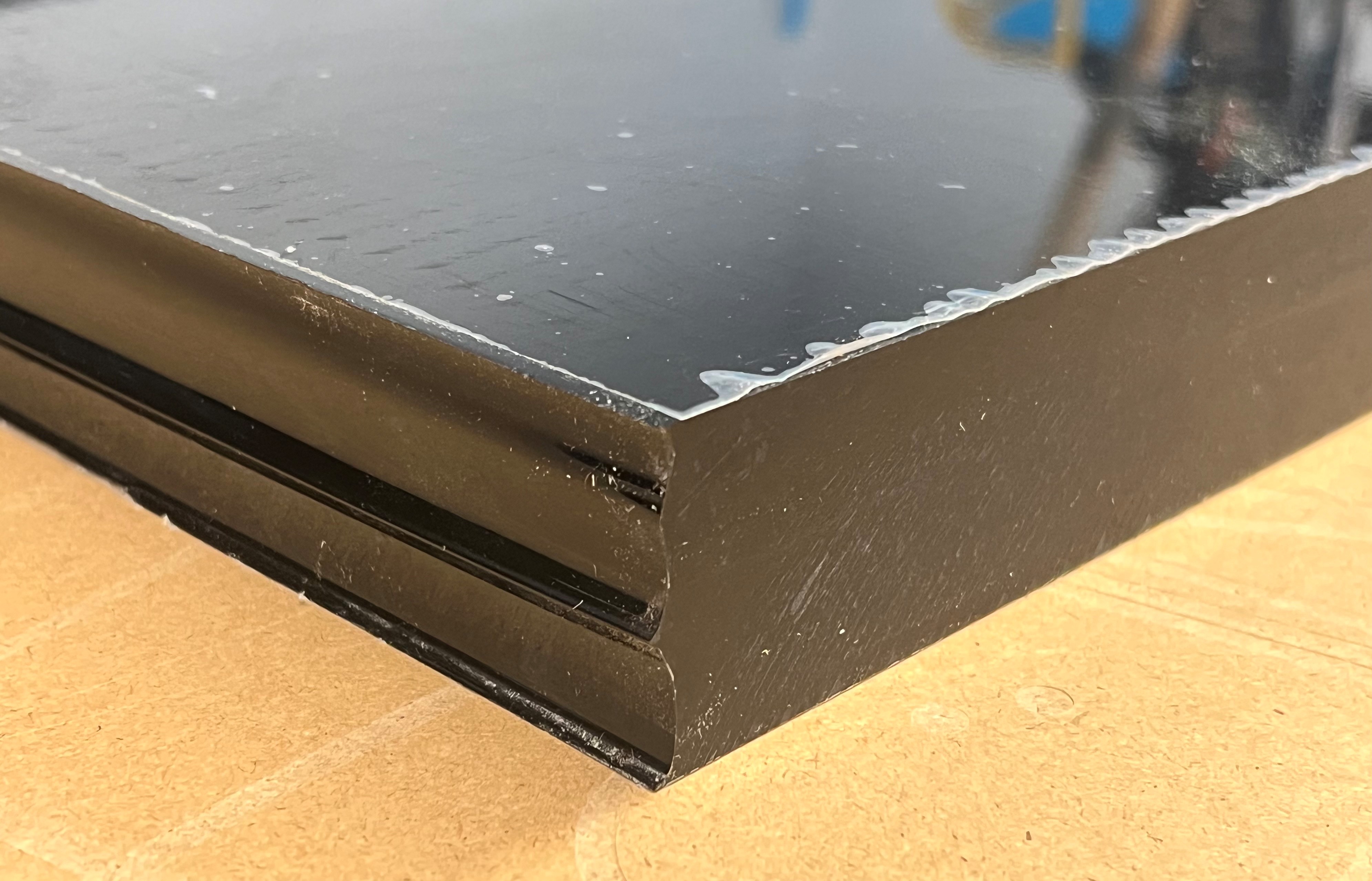 Acrylglasblöcke, bis t = 102 mm, GS, schwarz opak, Made in Italy