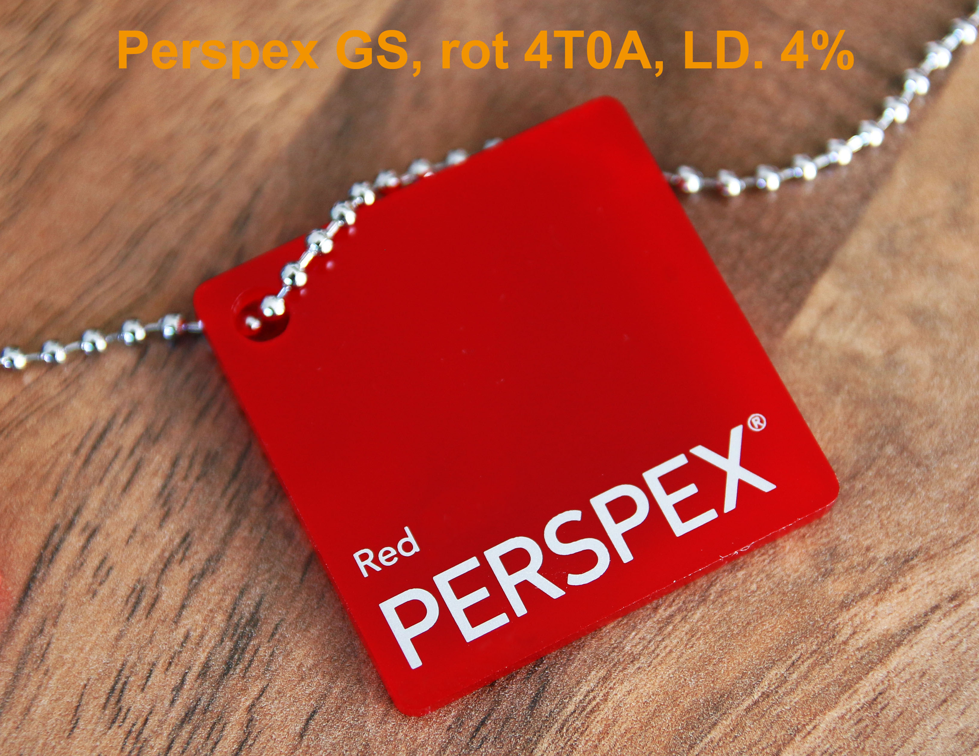 Acrylglas Perspex GS rot 4T0A 1010 x 2030 x 3 mm