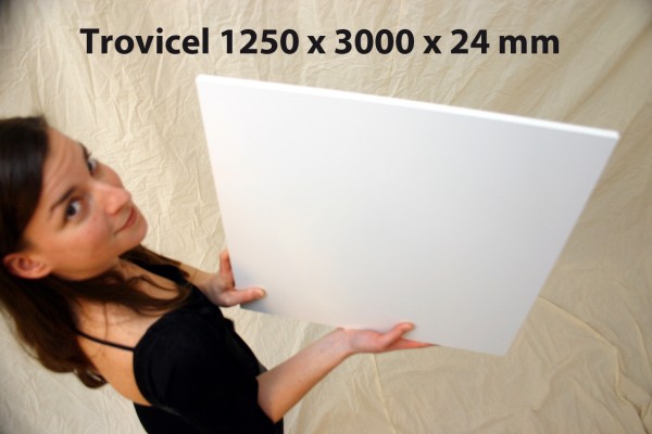 TROVICEL® 1250 x 3000 x 24 mm PVC-Integralschaumplatte