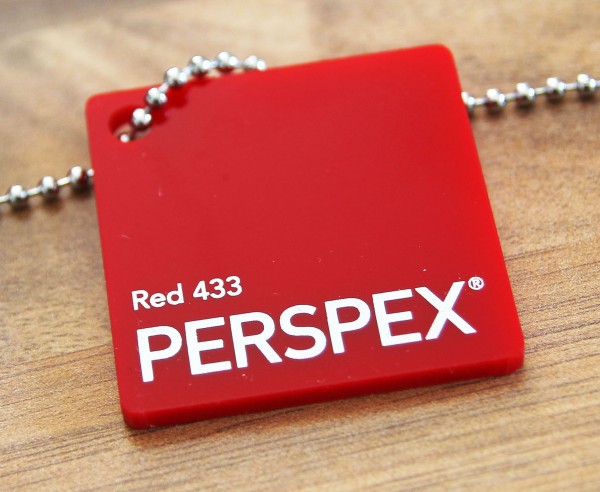 Acrylglas Perspex GS rot 433 1010 x 3050 x 3 mm
