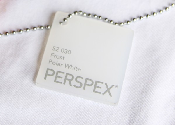 Acrylglas Perspex GS 1010 x 3050 x 3 mm frost polar white (030)